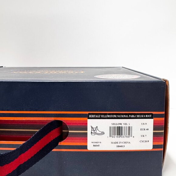 Pendleton Women’s Rain Boot, Heritage Yellowstone National Park Chelsea, Yellow - Picture 7 of 7